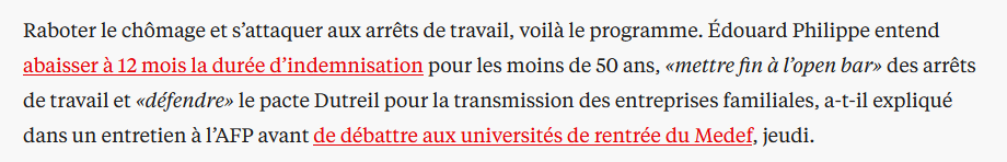 Édouard Philippe veut mettre fin à l'open bar des arrêts de travail
